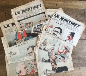Le Martinet journal satirique, directeur G. Griff. 10 numéros différents - Picture 1 of 22