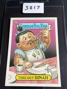 1988 Topps Garbage Pail Kids Card GPK Series 15 OS15 582a TakeOut Dinah NDC NrMT - Picture 1 of 3