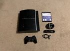 Sony Playstation 3 Ps3 Fat 80gb Cechl01 Console With Controller-cables-1 Game