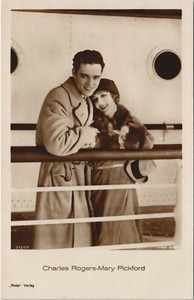 PC MARY PICKFORD, MOVIE STAR, ROSS 3101, Vintage REAL PHOTO Postcard (b33058)