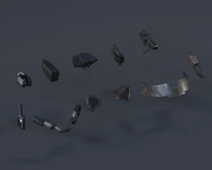 Halo Helmet Accessories - Galactic Armory - DIY - Painted - Picture 1 of 11