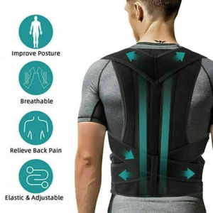 Posture Corrector for Women and Men Spine and Back Support Providing Pain Relief - Picture 1 of 13