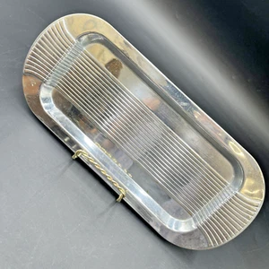 1940er Walter von Nesser Art Deco Modernist Serviertablett signiert/gestempelt 1940s - Bild 1 von 7