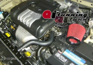 BLACK RED Air Intake Kit / Filter set For 2001-2005 Hyundai Sonata 2.4 2.7 V6 - Bild 1 von 1