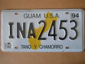 Targa Americana GUAM USA TANO Y CHAMORRO INA 2453 31x16 cm -Più basso di EBAY - Imagen 1 de 1
