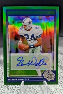 Everson Walls 2024 Panini Score Signatures End Zone Autograph #/6 Dallas Cowboys - Picture 1 of 3