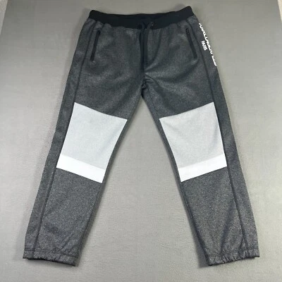 Pantalón de chándal Karl Lagerfeld para hombre XL gris bloques de colores logotipo atlético Foto 1 de 4