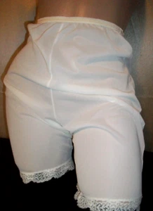 Vtg Lorraine White Double Nylon Panty Petti Panties 5 - Picture 1 of 6