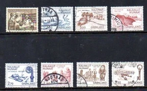 Greenland Stamp lot - Scott #'s 134, 146-51, 155 - Used - Picture 1 of 1