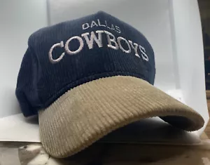 Vintage Corduroy Dallas Cowboys Hat- AJD Direct Embroidery Collection - Picture 1 of 8