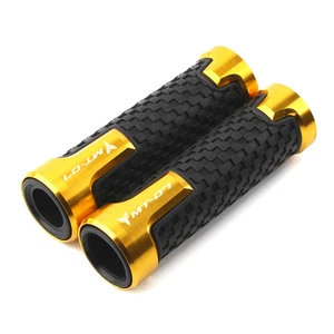 1 Pair (2Pieces) Motorcycle Accessories CNC Handle Bar Hand Grip Handlebar Grips - Picture 1 of 26
