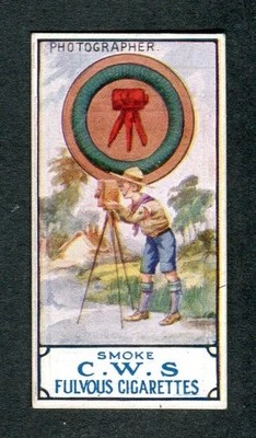 C.W.S. CWS 1912 "BOY SCOUT SERIES #4 PHOTOGRAPHER" CIGARETTE CARD - Image 1 of 2