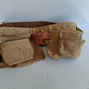 American Work Products LS-490-603-X Vollleder verstellbarer Tischler Werkzeuggürtel - Bild 1 von 5