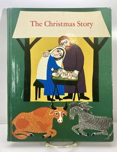 The Christmas Story 1964 Vintage Hardcover Book Illustrated By Reinhard Herrmann - Picture 1 of 24