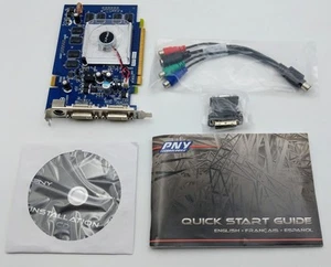 NEW Nvidia GEForce 9400GT DDR2 512MB Graphics Card w/ Manual + Software - Picture 1 of 3