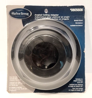 Harbor Breeze угловое крепление потолочный вентилятор набор адаптер #0805608 бронза новый - Изображение 1 из 4