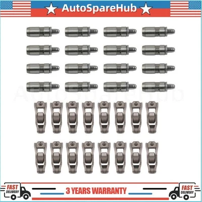 16x Lifters 16x Rocker Arms Fits 2002-2012 Dodge Ram 1500 Engine 4.7L 3.7L Foto 1 de 4