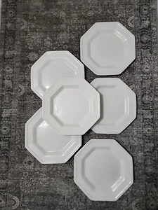 Set of 6 johnson Brothers Bros England Heritage White 10” Dinner Plates - Picture 1 of 10