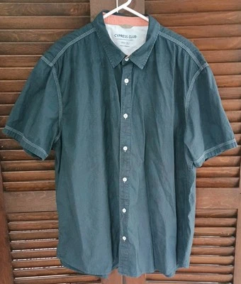 Cypress Club Men's XLarge Gray, Button Down, Short Sleeve - Image 1 of 4
