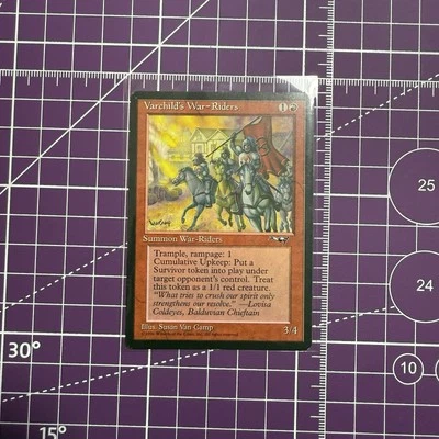 Rare Alliances Vintage MtG Magic The Gathering Varchild's War-Riders Unplayed NM - Image 1 of 4