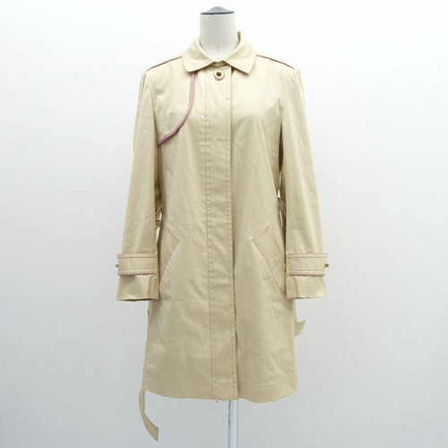 COACH Coachsten cappotto colore trench con cintura beige x rosa 4 donna usato0