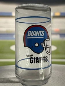 Vidrio de cerveza vintage NOS NEW YORK GIANTS fútbol móvil aceite NFL 12 oz - años 80’s - Imagen 1 de 22