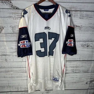 Vintage Reebok Shaun Alexander #37 Seattle Seahawks Super Bowl ‘06 NFL Jersey XL - Picture 1 of 15