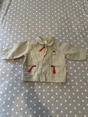 Old Navy 3-6 Months Vintage 2004 Safari Jacket Coat Lightweight Baby - Image 1 of 4