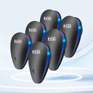 6Pack Ultrasonic Pest Insect Rodent Repeller Electronic Plug-In Mice Rat Mice - Picture 1 of 9
