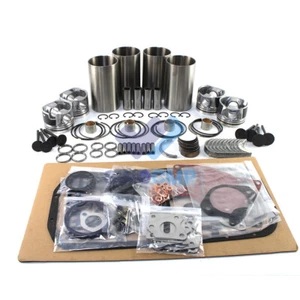 4LE2 Engine Overhaul Rebuild kit w/ Valves for Isuzu Case IHI 45NX Excavator - Picture 1 of 13