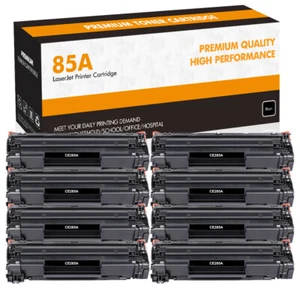 8 toner neri CE285A 85A compatibili con stampante multifunzione HP LaserJet P1102W M1217nfw - Foto 1 di 8
