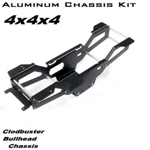 Nuovo Kit Telaio Alluminio per TAMIYA 4X4x4 Clod buster/testa di toro  - Foto 1 di 3