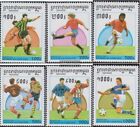 Cambodia 1673-1678 (complete issue) unmounted mint / never hinged 1997 Football-