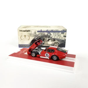 Coche Modelo Fine Works 1:64 Ford Shelby Cobra Daytona Cupé CSX2601 Colección-Rojo - Imagen 1 de 9