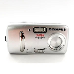 Olympus CAMEDIA D-435 5.1MP Digital Camera Silver No Memory Card Tested & Works - Picture 1 of 12