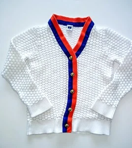 Janie And Jack Girls Tennis Sweater Cardigan - Picture 1 of 3