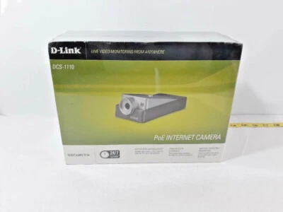 D-Link DCS-1110 10 Fast Ethernet PoE Internet Security Camera ~ Sealed  - Image 1 of 4