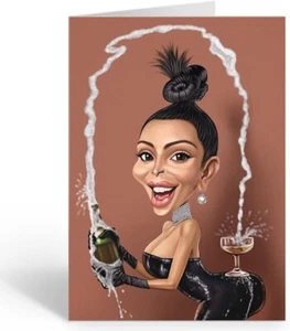 Kim Kardashian Talking Birthday Card Voice Keeping Up with the Kardashians - Picture 1 of 3