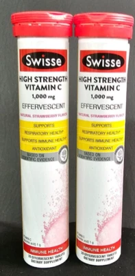 Swisse Ultiboost высокопрочный витамин С шипучий уменьшает простуду 20 таблеток ea - Изображение 1 из 4