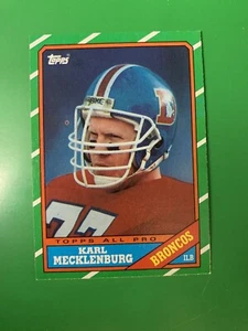 1986 Topps Karl Mecklenburg AP, RC Denver Broncos #119 - Picture 1 of 2