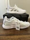 Adidas Women's Solematch Control Tennis Shoe 9.5 White Silver ID1502