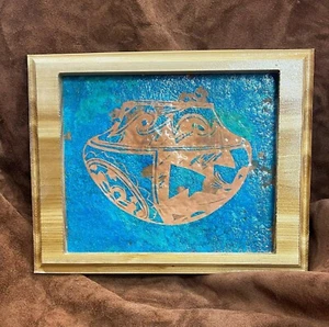 Copper Adobe Pot Wall Hanging - Picture 1 of 1