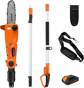 Pole Chain Saw Cordless Chainsaw 20V 8 Inch Electric Saw for Tree Trimming Lawn - Picture 1 of 7