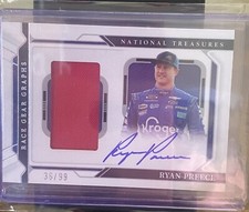2022 Panini National Treasures Race Gear Graphs Ryan Preece #19 /99