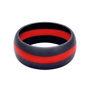 Thin Red Line Silicone Ring ROTHCO Various Sizes New In Box Item #801 - Picture 1 of 4