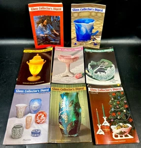 Glass Collector's Digest Magazine Lot 8 Issues ~ Collectors - Picture 1 of 15