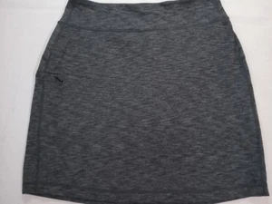 Duluth Trading Mujer Mediano NoGA Elástico Skort Gris Pull On Cremallera Bolsillo Cómodo - Imagen 1 de 9