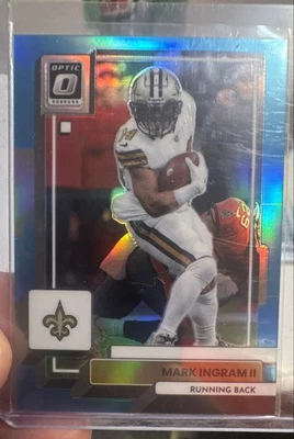 2022 Panini Donruss Optic - Mark Ingram #141 Aqua Prizm /299 - Image 1 of 2