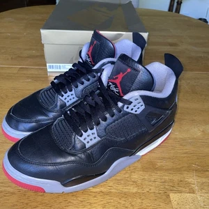 Size 11 - Air Jordan 4 Retro Bred Reimagined Clean AF No Box - Picture 1 of 10