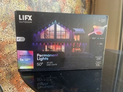 LIFX Permanent Outdoor Lights 30 LED Eave Lights 50ft 2700 Lumen New - Image 1 of 4